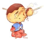  animal_crossing anthro bodily_fluids cephalopod coleoid cooking_vore cooking_with_furs crying food food_creature food_humanoid force_feeding forced gore hard_vore humanoid male marine missing_limbs mollusk nintendo octopodiform self_vore takoyaki tears unknown_artist video_games vore zucker_(animal_crossing) 