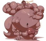  2020 3_toes ambiguous_gender ambiguous_prey ambiguous_species anthro balls belly big_balls big_belly big_muscles big_nipples big_penis bobert bodily_fluids brown_hair burping drooling earpiece erection flexing genitals hair huge_balls huge_muscles huge_penis hyper hyper_balls hyper_belly hyper_genitalia hyper_muscles hyper_penis karps_(fursona) looking_at_viewer male male_pred musclegut muscular muscular_anthro nipples nude open_mouth penis plantigrade saliva simple_background solo standing thick_tail toes tongue tongue_out vein veiny_penis vore white_background 