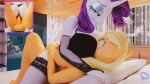  16:9 3d_(artwork) anthro anthrofied applejack_(mlp) bed big_breasts bra breasts cleavage clothed clothing digital_media_(artwork) duo equid equine female female_on_top female_penetrated friendship_is_magic furniture gynomorph gynomorph/female gynomorph_on_bottom gynomorph_penetrating gynomorph_penetrating_female hasbro head_in_cleavage hi_res horn intersex intersex/female intersex_on_bottom intersex_penetrating intersex_penetrating_female legwear lingerie mammal my_little_pony nude on_bottom on_top penetration pillow puppy3d rarity_(mlp) thigh_highs underwear unicorn widescreen 