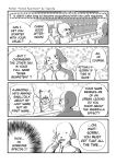  &lt;3 2020 4koma 5_fingers aniapt_(manga) anthro apron blush boba_bearstein cafe canid canine canis cheek_spots chien clothed clothing comic counter detailed_background digital_media_(artwork) domestic_dog duo english_text fingers furniture greyscale happy heart_nose inside looking_away male mammal manga monochrome necktie open_mouth open_smile pattern_background screentone simple_background smile speech_bubble tapirclip text text_box topwear ursid wave 