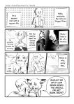  2020 4koma 5_fingers abstract_background aniapt_(manga) anthro black_nose blush bodily_fluids briefcase canid canine canis chest_tuft chien closed_smile clothed clothing comic cute_fangs detailed_background digital_media_(artwork) dipstick_ears disembodied_hand domestic_dog dress_shirt duo english_text eyewear fingers forced_smile fox girly glasses greeting greyscale gun happy holding_object inner_ear_fluff male male/male mammal manga monochrome multicolored_body multicolored_ears necktie open_mouth open_smile outside pattern_background ranged_weapon riri_(tapirclip) screentone shirt simple_background smile solo speech_bubble standing sweat sweatdrop tank_top tapirclip text text_box topwear tuft two_tone_body weapon 