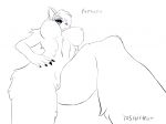  anthro breasts domestic_cat dominant_pov domination felid feline felis female first_person_view genitals mammal on_one_leg pussy sketch solo standing yoshiheat 
