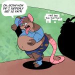  1:1 dialogue hi_res male mammal mouse murid murine overweight overweight_male rodent trevor-fox weight_gain 
