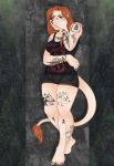  absurd_res asatru female hi_res huldra humanoid mammal mossyhuldra solo tattoo thehuntingwolf 