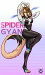  absurd_res anthro arachnid arthropod ballet canid canine canis comission cosplay customer customer_service_wolf female graphite_midnight gyan gyan_nightwolf gyan_thunderbolt hi_res mammal solo spider spider-gwen wolf 