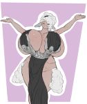  absurd_res anthro big_breasts bovid breasts caprine clothing dreamy_pride dress ear_piercing female happy hi_res huge_breasts huge_thighs human livia mammal piercing sheep solo thick_thighs wide_hips wool_(disambiguation) 