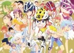 &gt;:( &gt;:) 6+boys :d ^_^ ahoge aqua_eyes aqua_hair bicycle bicycle_helmet bike_jersey bike_shorts black_eyes black_hair blue_eyes blue_hair blue_shirt blue_shorts bottle bright_pupils character_request closed_eyes collared_shirt commentary_request crossed_arms disconnected_mouth everyone fingerless_gloves flipped_hair food_in_mouth foreshortening furrowed_eyebrows glasses gloves glowing gradient_eyes green_hair green_shirt ground_vehicle hair_between_eyes headband helmet holding holding_bottle imaizumi_shunsuke looking_at_another looking_at_viewer looking_away looking_to_the_side manami_sangaku medium_hair mole mole_under_mouth multicolored multicolored_clothes multicolored_eyes multicolored_gloves multicolored_hair multicolored_shorts multiple_boys naruko_shoukichi no_pupils one_eye_covered onoda_sakamichi open_mouth orange_hair outline pointing pointing_up profile purple_hair reaching_out red_eyes red_hair red_shirt riding_bicycle sakatamai shiny shiny_hair shirt short_hair short_sleeves shorts smile streaked_hair striped striped_headband striped_legwear sunglasses thick_eyebrows thighs tight tongue tongue_out two-tone_hair upper_teeth v-shaped_eyebrows very_short_hair water_bottle wavy_hair white_hair white_pupils white_shirt yellow_background yellow_shorts yowamushi_pedal 