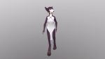  3d_(artwork) animated anthro breasts canid canine canis clothed clothing digital_media_(artwork) female fur looking_at_viewer mainarts mammal model short_playtime simple_background solo video_games vrchat wolf 