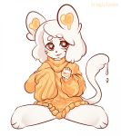  cat_tail clothing egg_(lemyawn) female hi_res humanoid shirt topwear yellow_clothing yellow_shirt yellow_topwear 