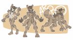 2020 5_fingers all_fours breasts brown_body brown_fur brown_hair canid canine collar collar_only digitigrade eyes_closed female fingers fur hair hi_res howl hukeng mammal naturally_censored nipples sequence smile solo transformation were werecanid werecanine werewolf 
