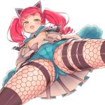  akagi_anna areola ba_kuro breasts cameltoe fishnets garter kiratto_pri_chan no_bra pantyhose pripara 