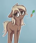  2020 carrot equid equine female feral food hasbro horse invalid_tag mammal my_little_pony plant pony simple_background solo t72b vegetable 