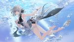  noir_(ibaraki) punishing:_gray_raven see_through short_hair tagme water 