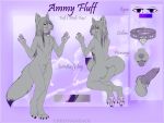  ammy_fluff_(character) animal_genitalia animal_penis anthro balls big_butt butt canid canine canine_penis canis chest_tuft collar colored_nails dipstick_tail erection fluffy fluffy_tail fox fur genitals girly grey_body grey_fur grey_hair hair highlights_(coloring) hybrid knot long_hair male mammal multicolored_tail nails nude pawpads penis piercing pink_pawpads purple_eyes purple_nose purple_tongue sheath simple_background small_balls small_penis solo tongue tongue_out tongue_piercing tuft wolf xredpandax_(artist) 