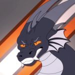  animated anthro dragon glowing glowing_eyes loop low_res male solo 