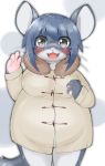  2019 4_fingers anthro blush breasts female fingers hair hi_res looking_at_viewer mammal mouse murid murine open_mouth rodent shitsu_kushi-mono slightly_chubby smile solo whiskers 