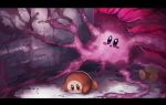  :d absurdres blue_eyes blush_stickers commentary_request highres kirby kirby_(series) monster no_humans open_mouth shiburingaru smile waddle_dee 