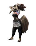  adjusting_hair anteater anthro arms_above_head athletic athletic_anthro athletic_female baggy_pants barefoot big_hair brown_hair clothing crop_top curled_hair drawstring dreadlocks fashion female full-length_portrait fur giant_anteater hair half-closed_eyes hi_res huge_tail long_fur long_snout looking_at_viewer mammal medical_instrument midriff narrowed_eyes navel pattern_clothing pattern_pants pilosan portrait prawst scientific_instrument shirt short_sleeves snout solo spread_legs spreading standing stomach streetwear toes topwear xenarthran 