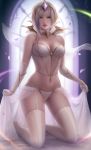  bra cleavage garter_belt league_of_legends luxanna_crownguard pantsu see_through skirt_lift stockings thighhighs wickellia 