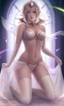  bra cleavage garter_belt league_of_legends luxanna_crownguard pantsu skirt_lift stockings thighhighs wickellia 