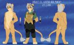  absurd_res built clothing felid hair hi_res knox(hunterx90) lion male mammal military_uniform model_sheet muscular nude pantherine super_soldier uniform white_hair zakurujay 