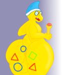  anthro backsack balls butt clothing genitals hat headgear headwear hi_res kamek koopa magic male mario_bros nintendo scalie solo spritedraws teeth video_games wand 