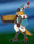  accordion anthro avian beak breath_of_the_wild feathered_wings feathers hi_res kaiserr kass_(tloz) male music musical_instrument nintendo rito solo talons the_legend_of_zelda video_games wings 