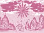  anthro anthrofied claws clothed clothing comic detailed_background duo fan_character female fur horn kaiju mountain sun vipery-07 wings 