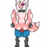  1:1 2020 absurd_res anthro balls blue_body blue_fur bow_tie canid canine colored digital_drawing_(artwork) digital_media_(artwork) duo erection female female_penetrated feral fur genitals hair halco_(artist) halco_(character) hi_res knot looking_at_viewer lucario machine male male/female male_penetrating male_penetrating_female mammal nintendo nude open_mouth penetration penis pink_body pink_fur pok&eacute;mon pok&eacute;mon_(species) protogen pussy sex simple_background simple_eyes smile spikes stand_and_carry_position standing standing_sex vaginal vaginal_penetration video_games white_background 