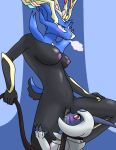  2020 absol absurd_res anthro anthrofied antlers black_body black_fur blue_body blue_eyes blue_fur blush bodily_fluids breasts breath claws clitoris collar cunnilingus digital_media_(artwork) domination duo edit female female/female female_domination fur genital_fluids genitals hand_on_leg hand_on_thigh hi_res horn leash legendary_pok&eacute;mon mammal nintendo nipples oral pink_nipples pok&eacute;mon pok&eacute;mon_(species) pussy pussy_juice raised_leg red_eyes saliva sex simple_background size_difference submissive submissive_female tongue tongue_out vaginal video_games white_body white_fur xerneas xerneas_(active_mode) xth46 