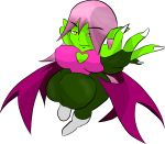  big_breasts big_butt breasts butt dart_(thecon) demon fan_character female goblin green_body green_skin hair hi_res huge_breasts huge_butt humanoid mammal mrschllyay pink_hair slightly_chubby solo 