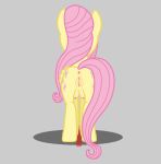  all_fours animated anus base breasts cutie_mark equid equine female feral fluttershy_(mlp) fluttershyfann80085 friendship_is_magic genitals hair hasbro hooves long_hair mammal my_little_pony nipples pegasus pink_hair plump_labia pussy rotating simple_background solo teats wings 