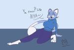  absurd_res anthro artist breasts clothing domestic_cat fan_character felid feline felis female hi_res mammal metalaura nintendo paws persian_(pok&eacute;mon) pok&eacute;mon pok&eacute;mon_(species) pose solo sweater topwear video_games whiskers 
