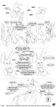  2020 absurd_res anthro black_and_white blush breasts canid canine cellphone cleavage clothed clothing dialogue disney duo english_text fox grandmasterfdc grin half-closed_eyes hi_res holding_object holding_phone judy_hopps lagomorph leporid male mammal medium_breasts monochrome narrowed_eyes necktie nick_wilde phone rabbit smile speech_bubble surprise text zootopia 