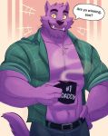  abs anthro bernard_(ok_k.o.!_lbh) canid canine canis cartoon_network clothed clothing fur male mammal muscular muscular_anthro muscular_male ok_k.o.!_let&#039;s_be_heroes pecs purple_body purple_fur solo thediyemi were werecanid werecanine werewolf wolf 