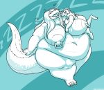  alligator alligatorid big_breasts breasts crocodilian danji-isthmus hi_res huge_breasts hyper hyper_breasts invalid_tag morbidly_obese obese overweight reptile scalie size_difference tagme 