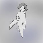  2020 anthro canid canine canis featureless_chest female fur hair mammal nude simple_background solo wolf 