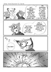  ! 2020 4koma 5_fingers ?! aniapt_(manga) anthro big_tail black_nose canid canine cheek_tuft chest_tuft closed_smile clothed clothing comic cute_fangs detailed_background digital_media_(artwork) dipstick_ears duo english_text excited facial_tuft fingers fisheye_lens fluffy fluffy_tail forced_smile fox girly greyscale hair happy hoodie inner_ear_fluff inside japanese_text kemono long_tail male male/male mammal manga mephitid messy_hair monochrome multicolored_body multicolored_ears open_mouth open_smile raised_tail riri_(tapirclip) screentone shocked simple_background skunk smile speech_bubble standing tapirclip text thick_tail topwear tuft two_tone_body 