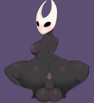  anus arthropod balls barefoot big_balls big_breasts big_butt breasts butt crouching dark_skin g3mma genitals gynomorph hi_res hollow_knight hornet_(hollow_knight) insect intersex looking_at_viewer looking_back non-mammal_breasts nude solo spread_legs spreading team_cherry vessel_(species) video_games 