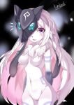  2019 absurd_res anthro black_nose blush bovid breasts caprine female fur genitals hair hi_res lamb_(lol) league_of_legends long_hair mammal mask open_mouth purple_eyes pussy riot_games sheep simple_background solo user_cpsf8285 video_games white_body white_fur white_hair 