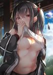  areola azur_lane breasts hayami_yoichi nipples no_bra shirt_lift u-47_(azur_lane) 