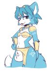  2019 animal_genitalia animal_penis anthro armor balls bedroom_eyes big_balls black_nose blue_body blue_fur blue_hair bra breasts canid canine canine_penis circlet clothed clothing clothing_aside countershade_face countershade_torso countershading dipstick_tail eyelashes fangs fox fur fur_markings genitals green_eyes gynomorph hair half-closed_eyes hand_on_hip intersex krystal loincloth loincloth_aside mammal markings multicolored_body multicolored_fur multicolored_tail narrowed_eyes nintendo open_mouth open_smile partially_clothed penis portrait seductive sheath shoulder_pads small_breasts smile solo somnamg standing star_fox three-quarter_portrait tongue two_tone_body two_tone_fur underwear video_games white_body white_fur 