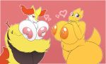  &lt;3 absurd_res alphys anthro areola bds_charmeleon belly big_breasts big_butt big_tail black_body black_fur blush braixen breasts buckteeth butt canid canine curvy_figure duo eyewear female fox front_view fur genitals glasses hi_res holding_breast huge_breasts huge_butt huge_thighs inner_ear_fluff looking_at_viewer mammal multicolored_body multicolored_fur navel nintendo nipples non-mammal_breasts nude pok&eacute;mon pok&eacute;mon_(species) pussy red_eyes reptile scales scalie simple_background smile standing stick teeth thick_tail thick_thighs three-quarter_view tongue tongue_out tuft undertale video_games voluptuous white_body white_fur yellow_body yellow_fur yellow_scales 