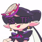  1:1 2020 3drod animal_humanoid animated beauty_mark black_hair breasts bust_portrait callie_(splatoon) cephalopod cephalopod_humanoid clothing ear_piercing english_text eyewear female hair headgear headwear humanoid humanoid_pointy_ears inkling long_hair marine marine_humanoid mollusk mollusk_humanoid nintendo piercing pigtails portrait pseudo_hair short_playtime smile solo splatoon tentacle_hair tentacles text tongue tongue_out video_games 