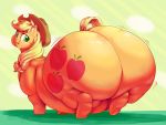  applejack_(mlp) belly big_belly big_butt blonde_hair butt clothing cowboy_hat cutie_mark earth_pony equid equine female feral freckles friendship_is_magic hair hasbro hat hat_only headgear headwear hi_res horse huge_butt hyper hyper_belly long_hair looking_back mammal morbidly_obese morbidly_obese_female morbidly_obese_feral mostly_nude motion_lines my_little_pony obese obese_female obese_feral overweight overweight_female overweight_feral pony sirmasterdufel solo thick_thighs wide_hips 