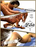  alyx_vance comic dino dinosaur eli_vance gmod half-life half-life_2 raptor 