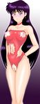  bishoujo_senshi_sailor_moon blush breasts choker earrings embarrassed erect_nipples female gradient gradient_background hino_rei jewelry long_image nipples one-piece one-piece_swimsuit pussy rei_hino sailor_moon solo swimsuit tall_image tears torn_clothes 