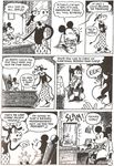  air_pirates black_and_white bovine cattle clarabelle clarabelle_cow comic disney english_text female male mammal mickey_mouse monochrome mouse penis rodent sexual_harassment text 