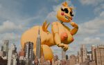 2024 3d_(artwork) absurd_res animatronic anthro areola avian bird black_sclera breasts building chicken digital_media_(artwork) english_text eyebrows eyelashes female fingers five_nights_at_freddy&#039;s five_nights_at_freddy&#039;s_2 galliform gallus_(genus) heart_eyes heart_symbol hi_res lovetaste_chica machine macro nipple_piercing nipple_ring nipples non-mammal_breasts orange_areola orange_nipples phasianid piercing ring_piercing robot scottgames solo tail teeth text toy_chica_(fnaf) yellow_body zentaisfm