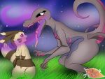  4:3 autumn_ferret duo female feral furret hi_res hypnosis imminent_vore male male/female mind_control nintendo pok&eacute;mon pok&eacute;mon_(species) salazzle video_games vore 